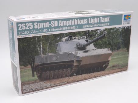 Trumpeter 09599 2S25 Sprut-SD Amphibious Light Tank Modell Bausatz 1:35 OVP 