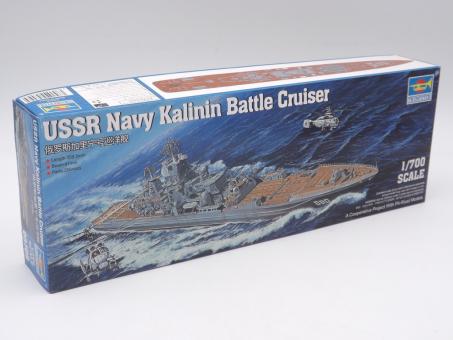 Trumpeter 05709 USSR Navy Kalinen Battle Cruiser Modell Schiff 1:700 OVP 