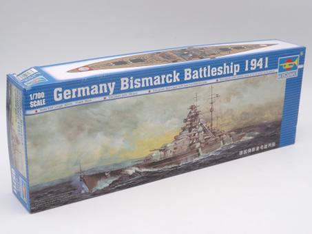 Trumpeter 05711 Germany Bismarck Battleship 1941 Modell Schiff 1:700 OVP 