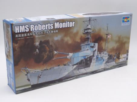Trumpeter 05335 British HMS Roberts Monitor Modell Schiff Bausatz 1:350 OVP 