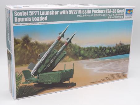 Trumpeter 02353 Soviet 5P71 Launcher with 5V27 Modell Artillerie Bausatz 1:35 OVP 