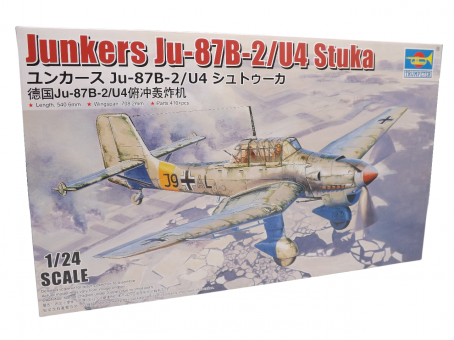 Trumpeter 02422 Junkers Ju-87B-2/U4 Stuka Modell  Bausatz 1:24 OVP 