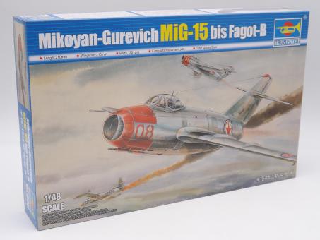 Trumpeter 02806 Mikoyan-Gurevich MiG-15 bis Fagot-B Modell Flugzeug  1:25 OVP 