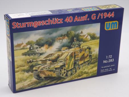 Unimodels 283 Sturmgeschütz 40 Ausf. G/1944 Modell Panzer Bausatz 1:72 OVP 