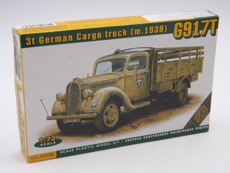 ACE 72580 3t German Cargo Truck (m.1939) G917T Fahrzeug Bausatz 1:72 OVP 