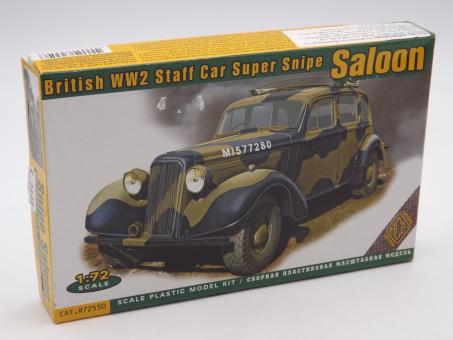 ACE 72550 British WW2 Staff Car Super Snipe Saloon Fahrzeug Bausatz 1:72 OVP 