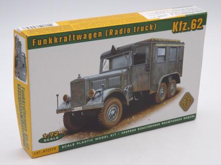  ACE 72579 Kfz.62 Funkkraftwagen (Radio truck) Modell Fahrzeug Bausatz 1:72 OVP 