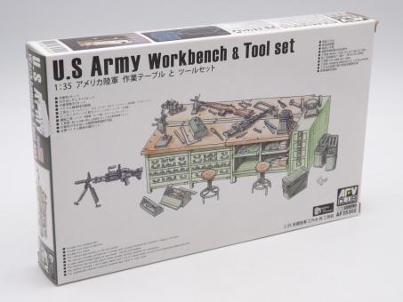 AFV Club 35302 U.S Army Workbench & Tool set Werkbank Bausatz 1:35 OVP 