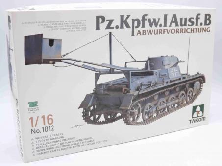 Takom 1012 Pz.Kpfw. I Ausf.B Abwurfvorrichtung Modell Panzer Bausatz 1:16 OVP 