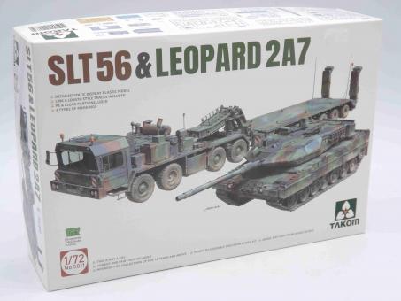  Takom 5011 SLT56 & Leopard 2A7 Modell Panzer Bausatz 1:72 OVP 