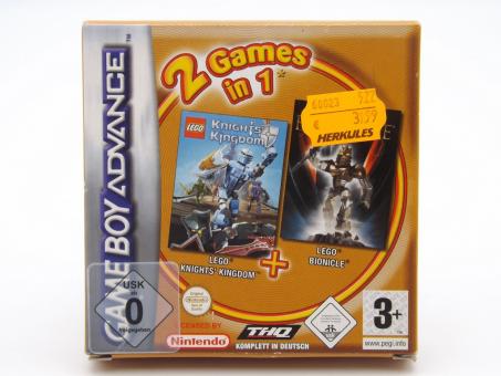 2 Games in 1: Lego Knights Kingdom & Lego Bionicle 