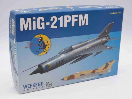 Eduard 7454 MiG-21PFM Weekend edition Modell Flugzeug Bausatz 1:72 OVP 