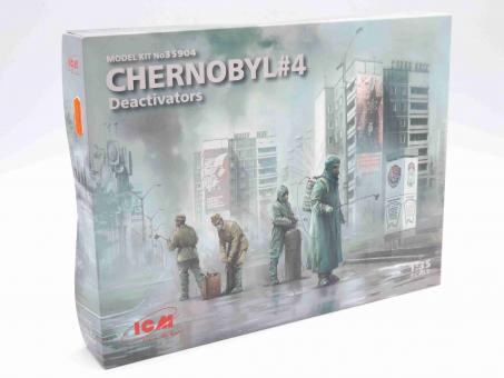ICM 35904 Chernobyl#4. Deactivators Bausatz Figuren Modell 1:35 OVP 