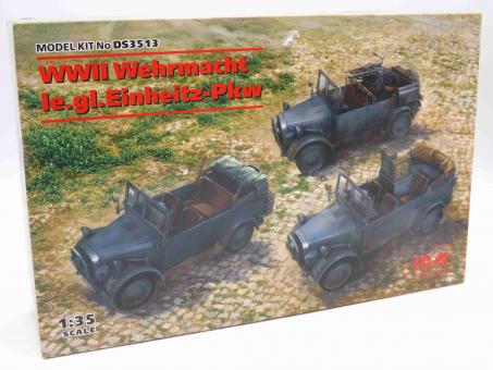 ICM DS3513 WWII Wehrmacht le.gl.Einheitz-Pkw Bausatz Fahrzeug Modell 1:35 OVP 