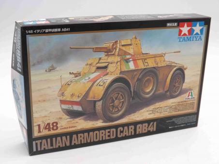 Tamiya 89778 Italian Armored Car AB41 Modell Panzer Bausatz 1:48 OVP 