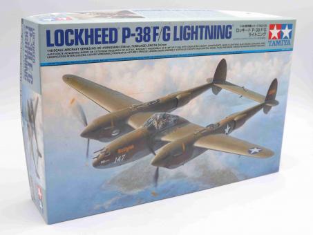 Tamiya 61120 Lockheed P-38 F/G Lightning Modell Flugzeug Bausatz 1:48 OVP 