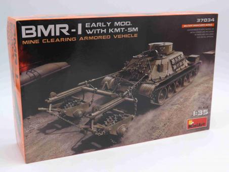 MiniArt 37034 BMR-1 - Early Mod. with KMT-5M Modell Panzer Bausatz 1:35 OVP 