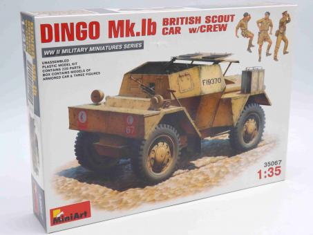 MiniArt 35067 DINGO Mk.1b BRITISH SCOUT CAR Fahrzeug Bausatz 1:35 OVP 