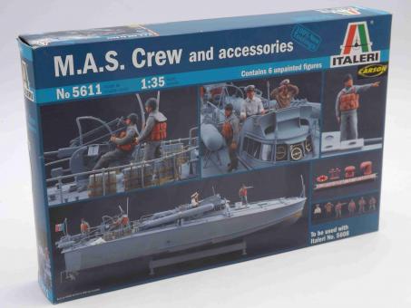 Italeri 5611 M.A.S. Crew and Accessories Modell Schiff Bausatz 1:35 OVP 