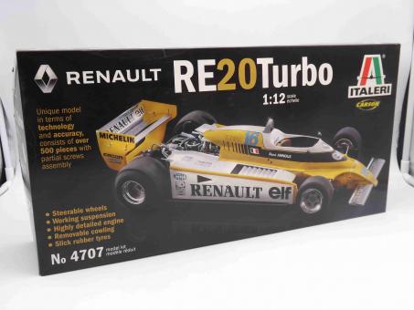 Italeri 4707 Renault RE20 Turbo Modell Auto Bausatz 1:12 OVP 