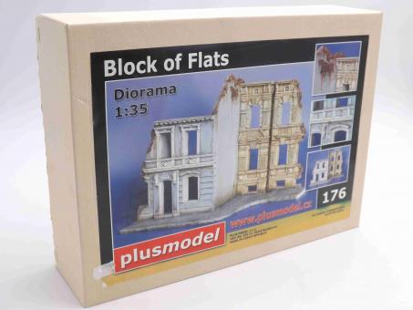  Plus Model 176 Block of Flats Modell Diorama Bausatz 1:35 OVP 