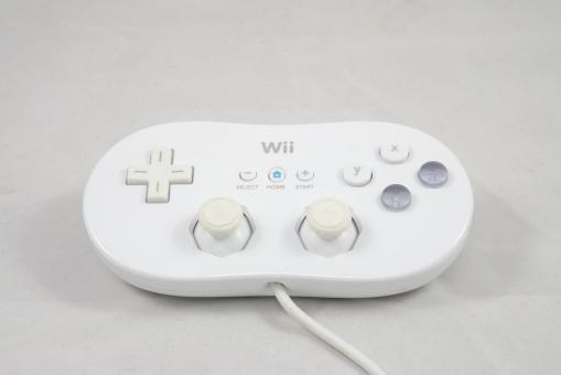Original Nintendo Wii Classic Gamepad Controller Weiß 