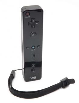 Original Nintendo Wii Fernbedienung / Remote Schwarz 