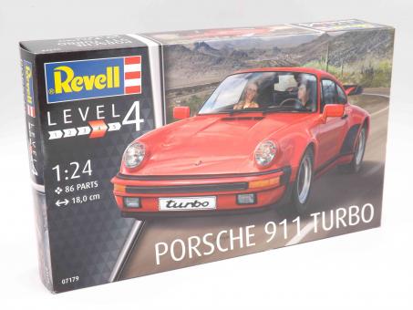 Revell 07179 Porsche 911 Turbo Modell Auto Bausatz 1:24 in OVP 