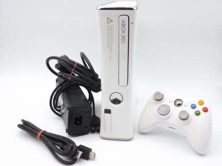 Microsoft Xbox 360 S Konsole 4 GB weiß + Orig. Controller 