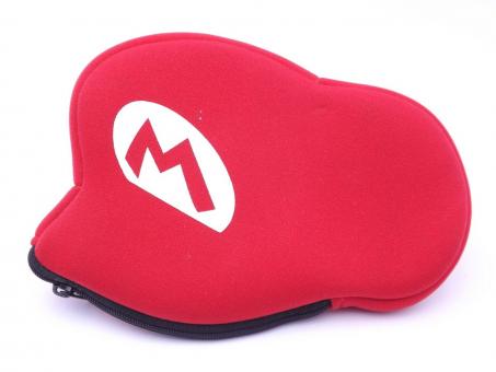 Original Nintendo Schutztasche Case für 3DS / Handheld / Mario Stoff Rot 