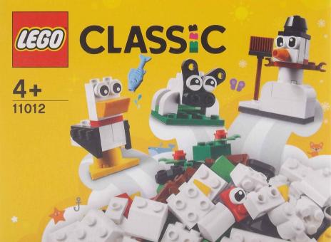 LEGO® Classic 11012 Kreativ-Bauset mit weißen Steinen 