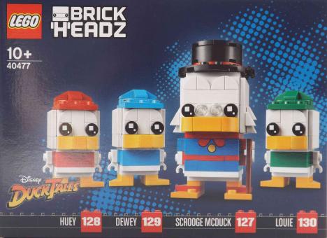 LEGO® BrickHeadz 40477 Dagobert Duck, Tick, Trick & Track 