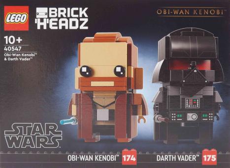 LEGO® BrickHeadz 40547 Obi-Wan Kenobi™ & Darth Vader™ 