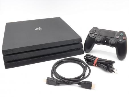 Sony PlayStation 4 Pro Konsole 1 TB - Schwarz + 1 Orig. Controller PS4 