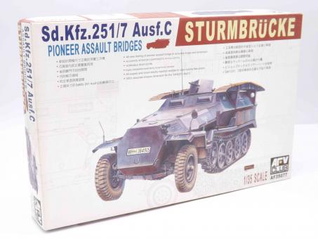 AFV AF35077 Sd. Kfz. 251/7 Ausf. C Sturmbrücke Modell Panzer Bausatz 1:35 in OVP 