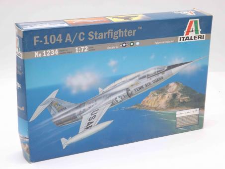 Italeri 1234 F-104 A7C Starfighter Modell Flugzeug Bausatz 1:72 in OVP 