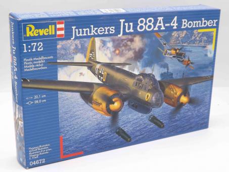 Revell 04672 Junkes Ju 88A-4 Bomber Modell Bausatz 1:72 in OVP 