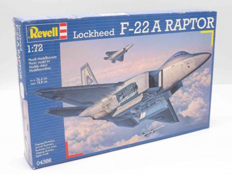 Revell 04386 Lockheed F-22 A Raptor Modell Flugzeug Bausatz 1:72 in OVP 