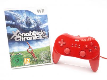 Xenoblade Chronicles inkl. Classic Pro Pad Rot 