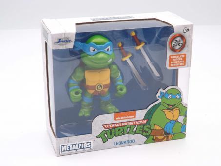 Jada Metalfigs 253283000 Teenage Mutant Ninja Turtles Leonardo 10cm Spielzeugfigur in OVP 