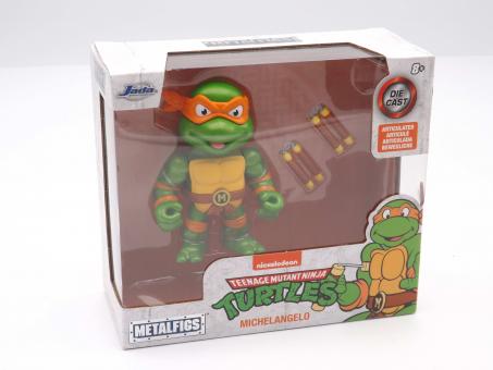Jada Metalfigs 253283002 Teenage Mutant Ninja Turtles Michelangelo 10cm Spielzeugfigur in OVP 