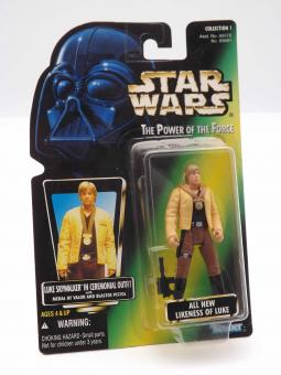 Kenner Collection 1 No. 69691 Star Wars The Power of the Force 1996 - Luke Skywalker in Cremonial Outfit - OVP 