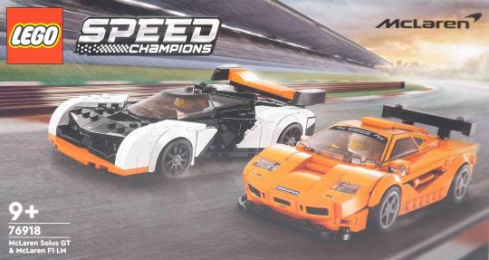 LEGO® Speed Champions 76918 McLaren Solus GT & McLaren F1 LM 