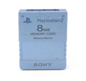 Original Sony PlayStation 2 Memory Card 8MB Aqua Blue - Blau PS2 