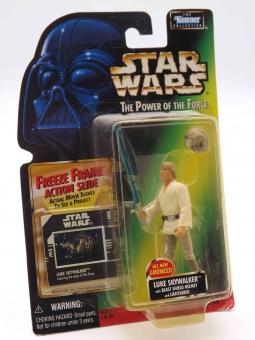 Kenner Collection 1 No. 69881 Star Wars The Power of the Force 1996 - Freeze Frame Action Slide Luke Skywalker - OVP 