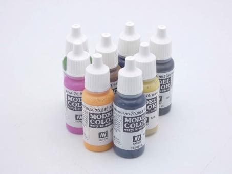 Vallejo Model Color Acryl Farben 17ml (146,76€/1L) Farbe NEU & OVP frei wählbar 