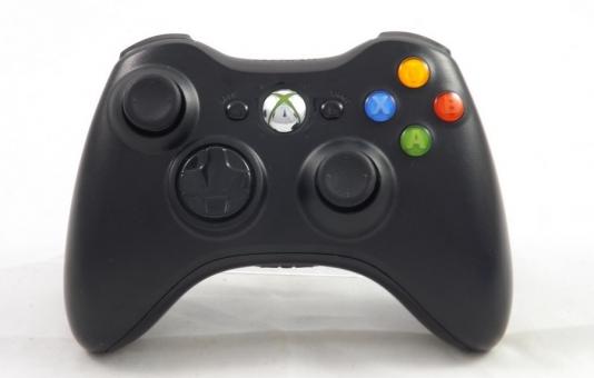 Original Microsoft Xbox 360 Wireless Controller Schwarz 
